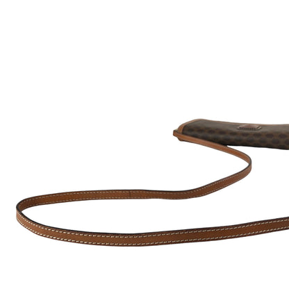 CELINE Macadam Blason Shoulder bag Brown Vintage emwcwc
