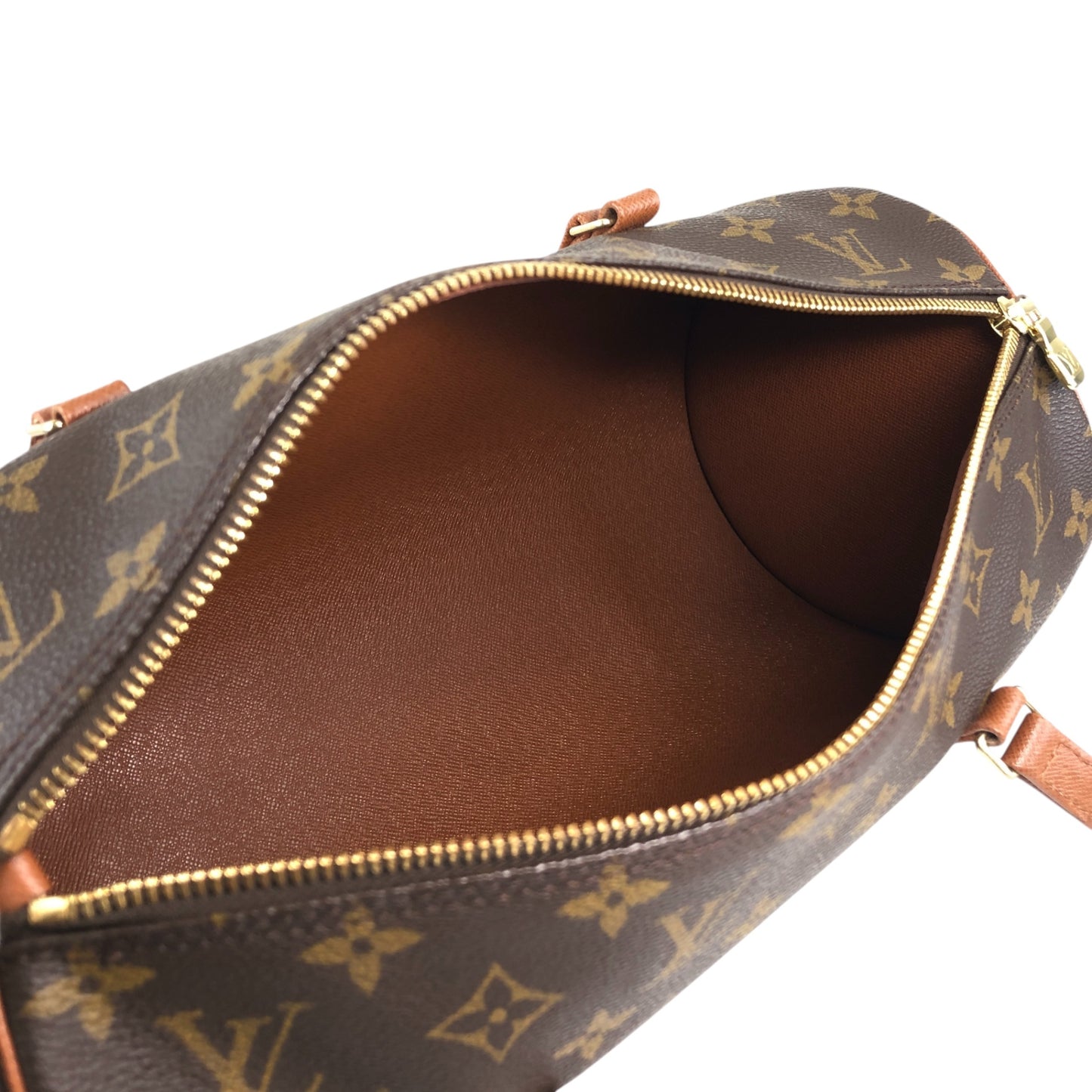 LOUIS VUITTON Monogram Handbag Brown M51365 Vintage zykjuk