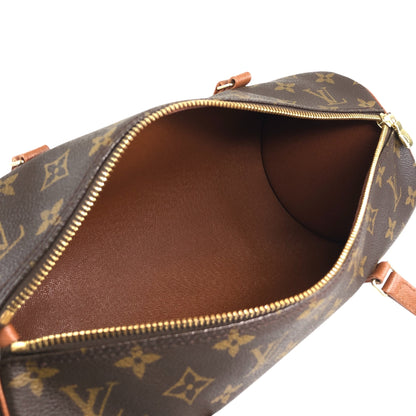 LOUIS VUITTON Monogram Handbag Brown M51365 Vintage zykjuk