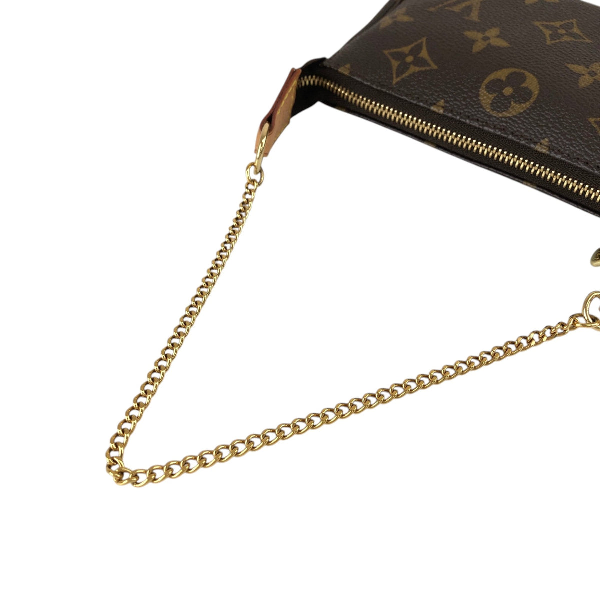LOUIS VUITTON Monogram Shoulder bag Brown M58009 Vintage 42tzhs