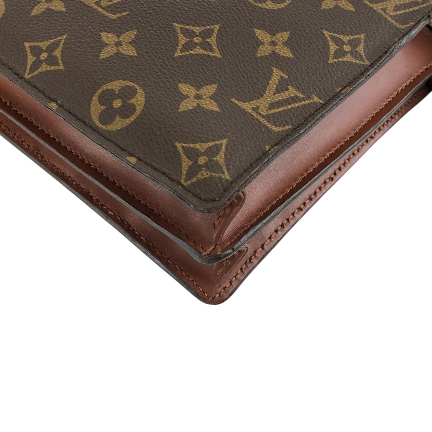 LOUIS VUITTON Monogram Shoulder bag Brown M51205 Vintage uj5nbu