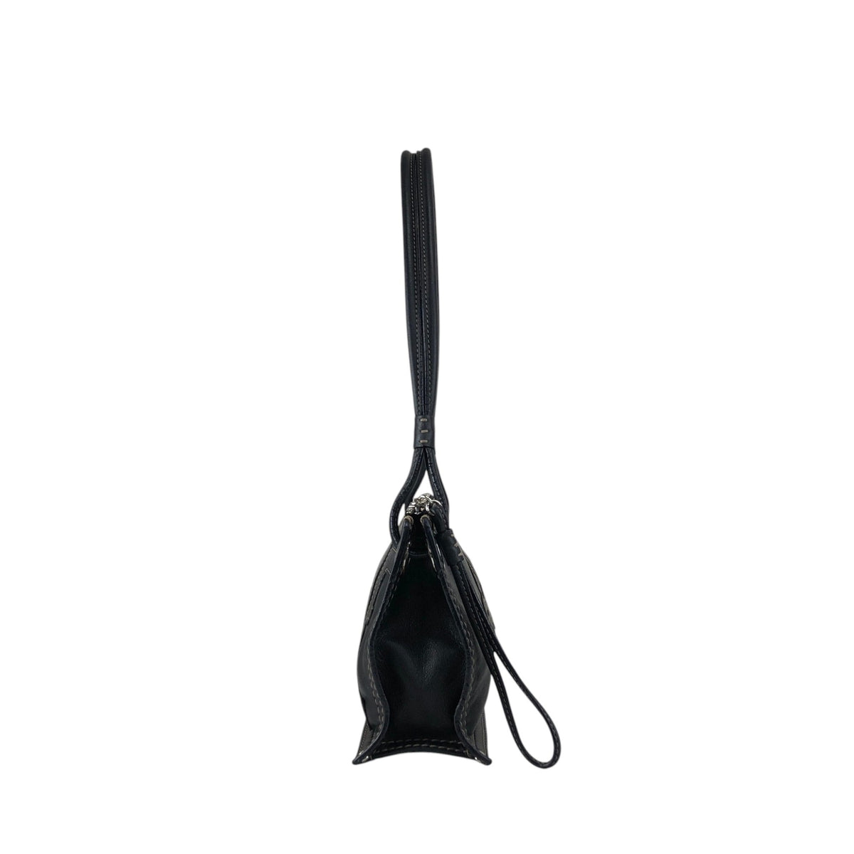 LOEWE Anagram Stitch Shoulder bag Black Vintage ugpzsh