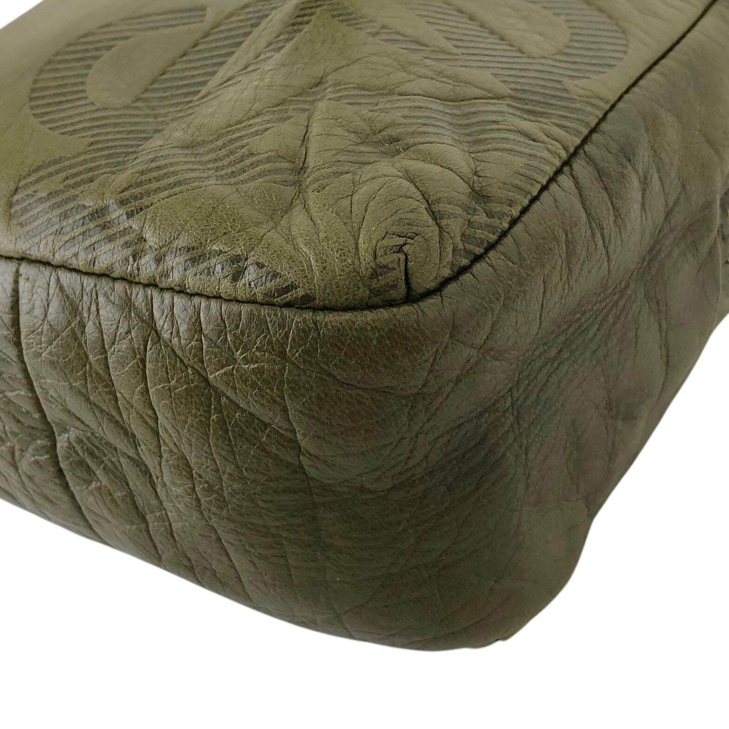 LOEWE Anagram Shoulder bag Khaki Vintage 3fvsx5