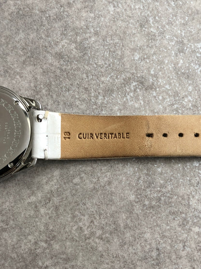 CELINE Quartz Watch White Vintage x4tfzi