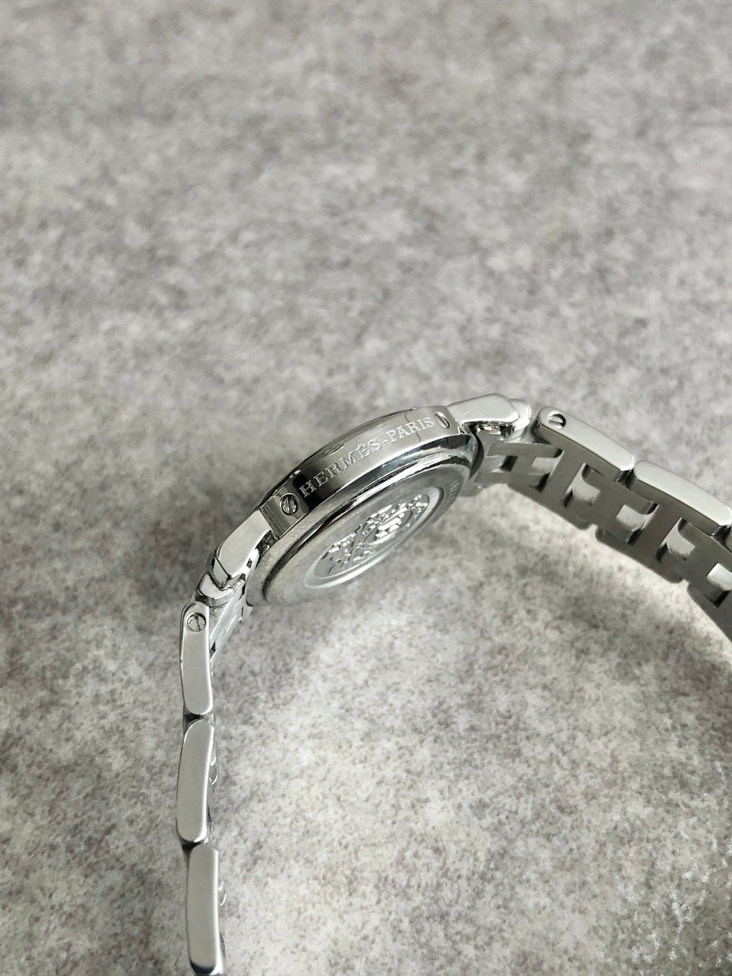 HERMES Watch Silver Vintage 6c76vx