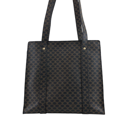 CELINE Macadam Shoulder bag Totebag Black Vintage dyyxs8
