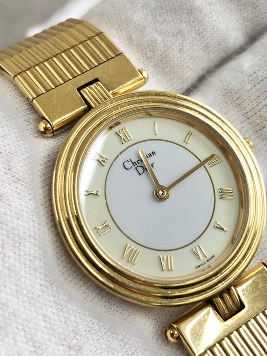 Christian Dior Watch Gold Vintage ignfmy