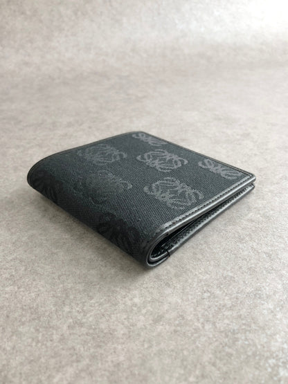 LOEWE Anagram Folded Wallet Black Vintage rxfn4n
