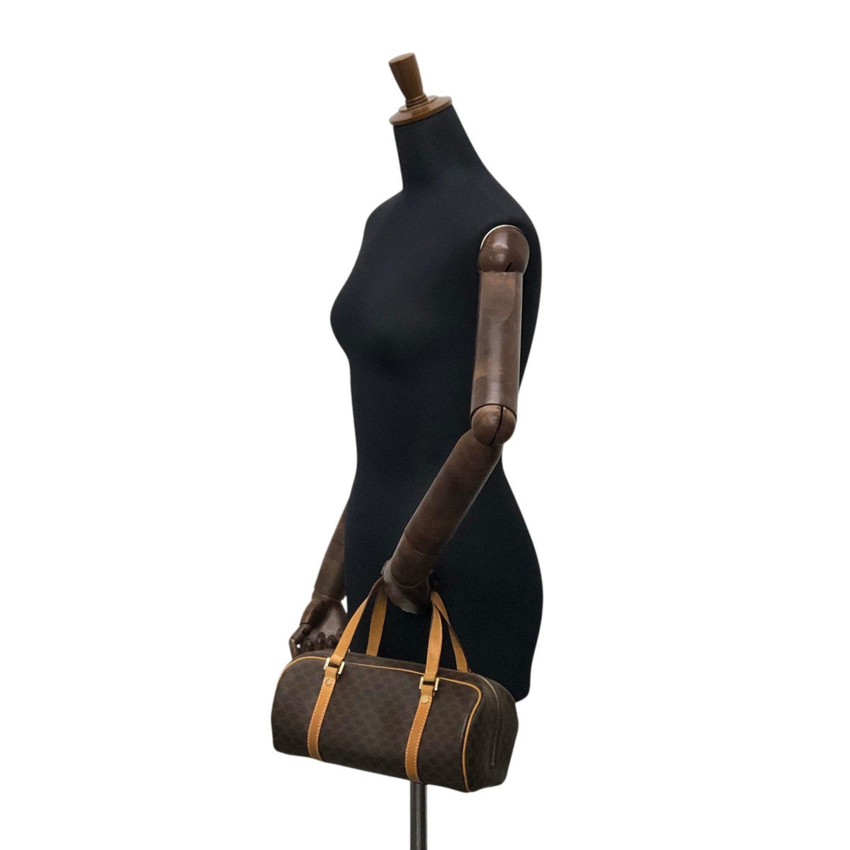 CELINE Macadam Handbag Brown Vintage tr5wwe