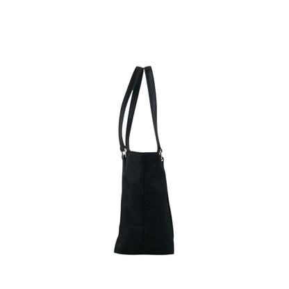 PRADA Tessuto Triangle Logo Totebag Black Vintage tgzvbu