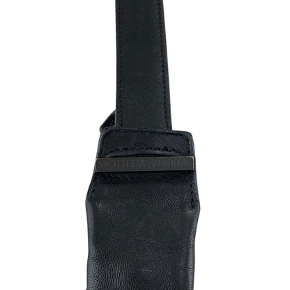 Bottega Veneta Intrecciato Handbag Hobobag Black 10500 105264NE Vintage xsmh56