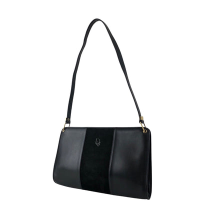 Christian Dior Logo Shoulder bag Black Vintage axpddi