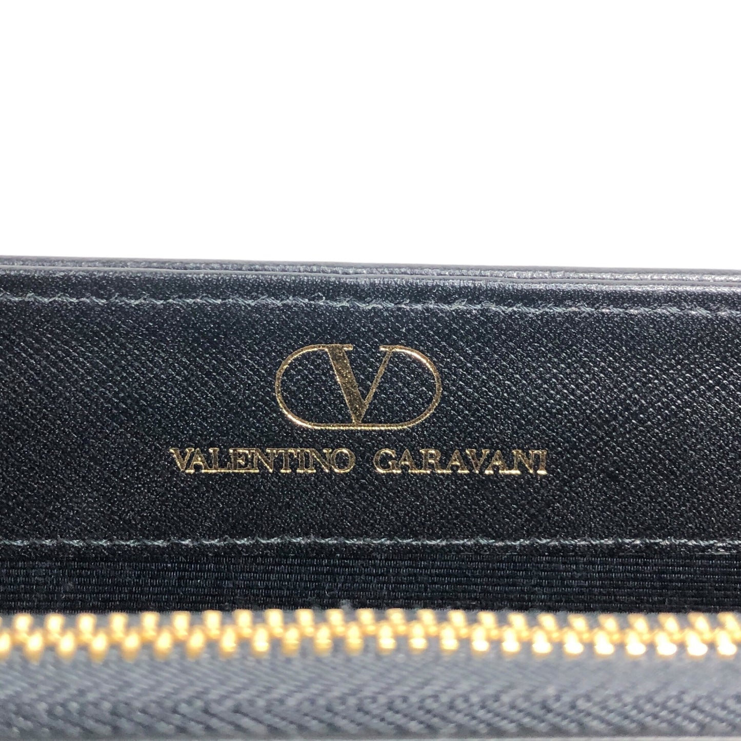 VALENTINO GARAVANI Logo Handbag Black Vintage exeyzp