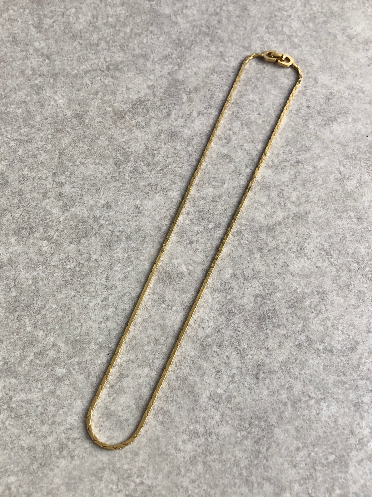 Christian Dior Necklace Gold Vintage  rzvwf6