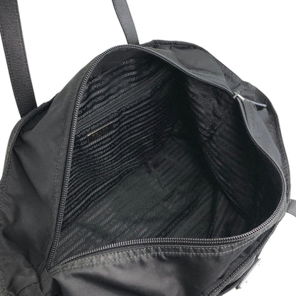 PRADA Tessuto Triangle logo Totebag Black Vintage rkbgyy