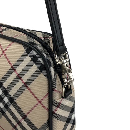 BURBERRY Nova Check Shoulder bag Beige Vintage kg336h