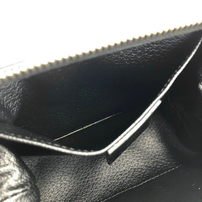 CELINE Macadam Blason PVC Leather Pouch Black Vintage irfd6i