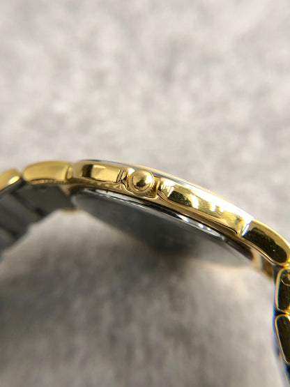 Yves Saint Laurent YSL Logo Quartz Watch Silver 2200-228481 TA Vintage yis3b6