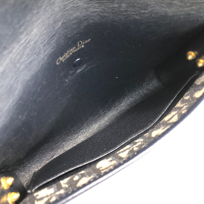 Christian Dior Trotter CD Logo 單肩包 海軍藍 復古 sajty4