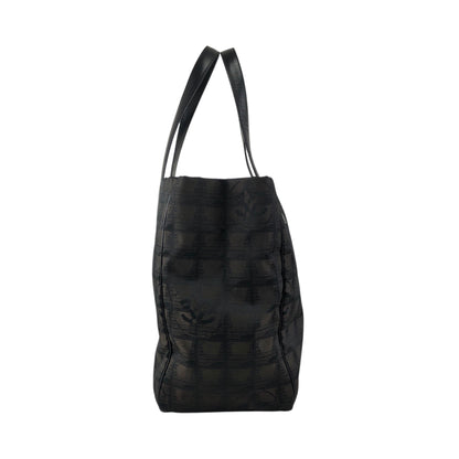 CHANEL New Travel Line Totebag Brown Vintage fxv5jr