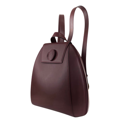 Cartier Turn Lock Backpack Bordeaux Vintage txrxit