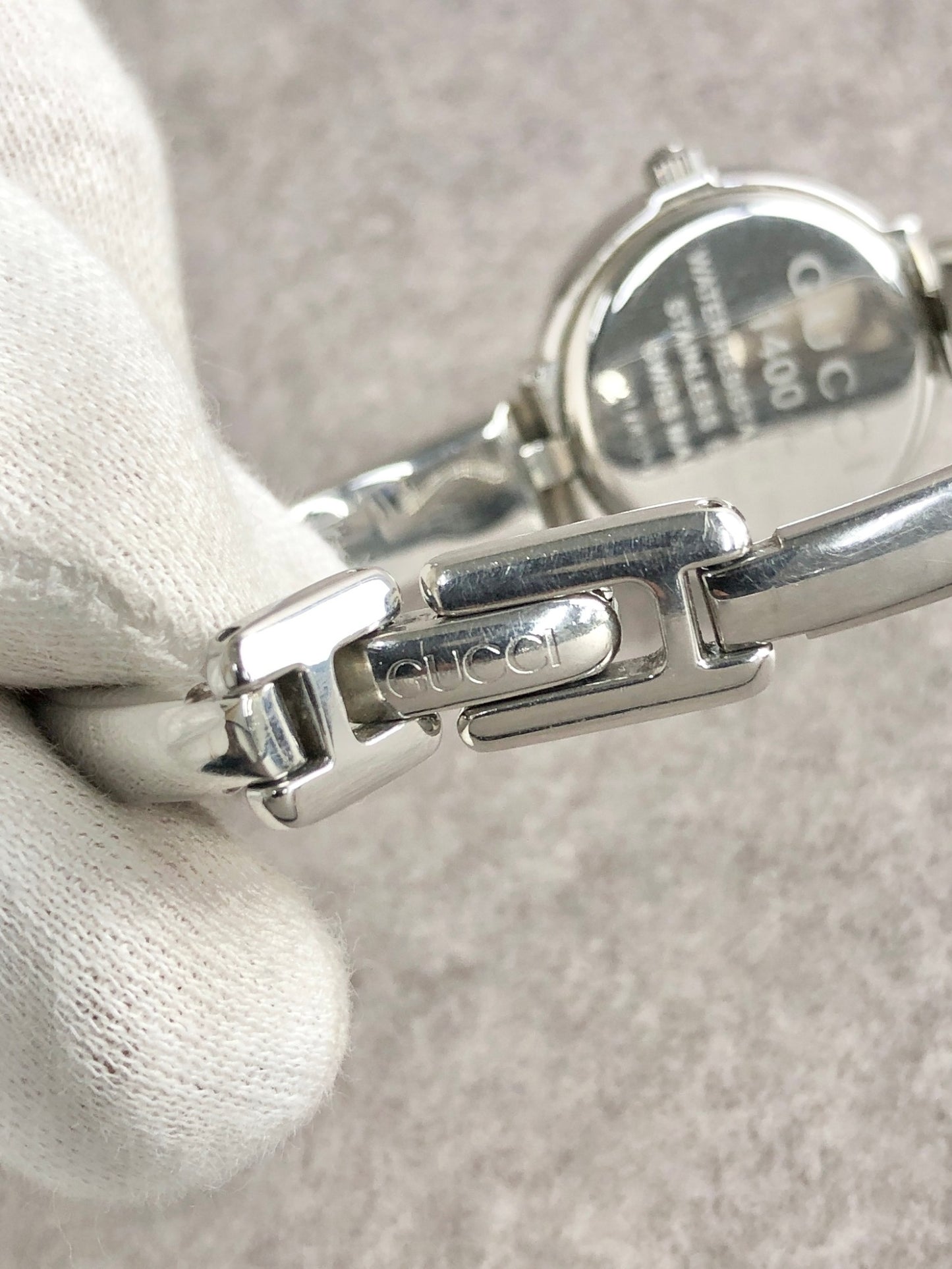 GUCCI Watch Silver 1400ＬVintage 2ky8ci