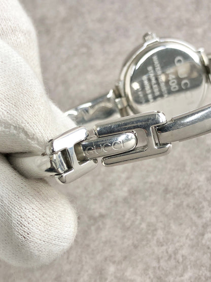 GUCCI Watch Silver 1400ＬVintage 2ky8ci