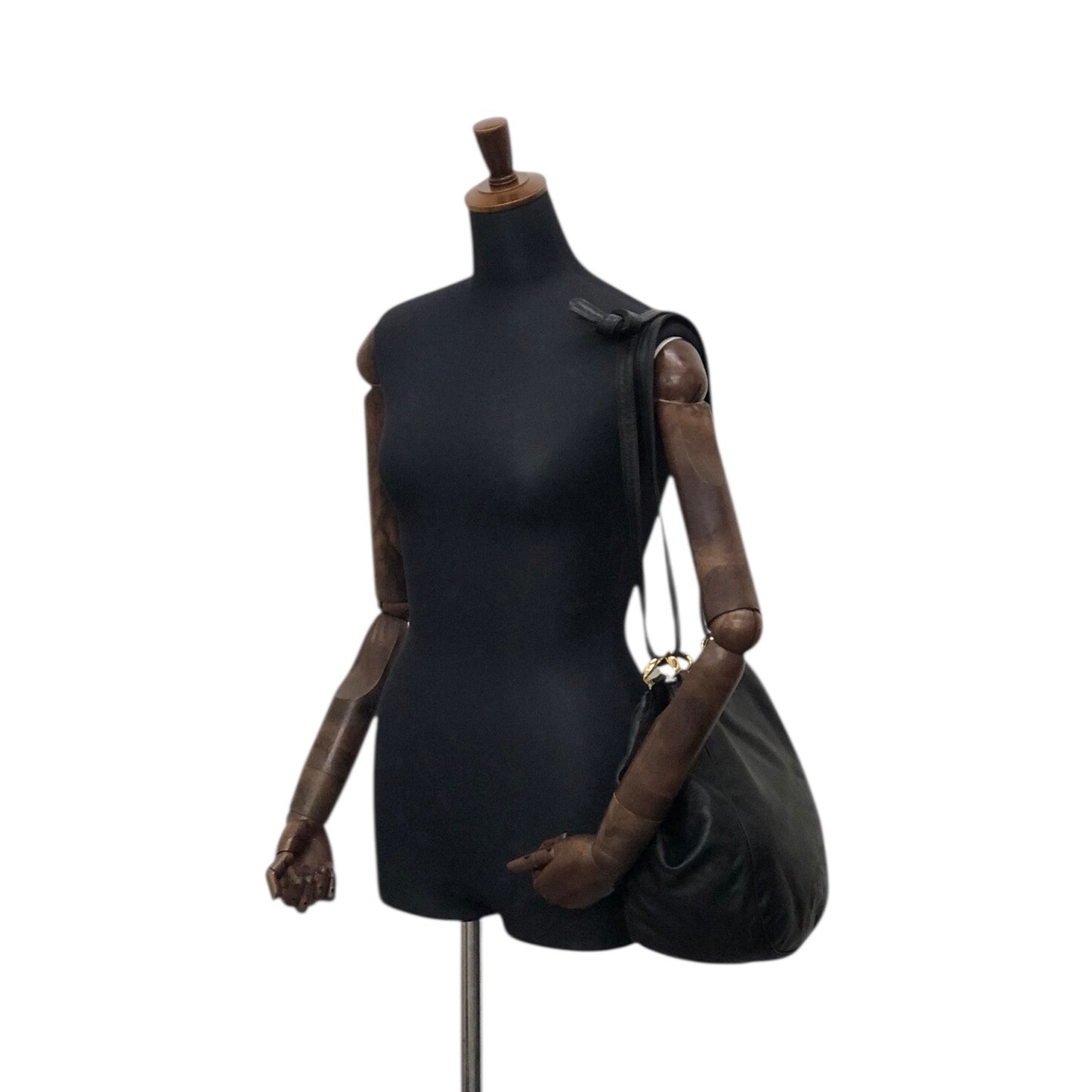 LOEWE Anagram Shoulder bag Black Vintage g6acrx
