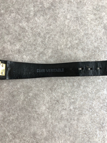Christian Dior Quartz Watch Black Vintage ayfm3x