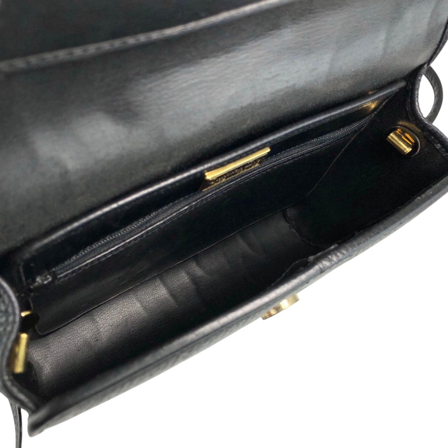 Christian Dior Logo Shoulder bag Black Vintage dm5c8k