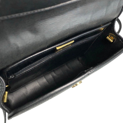 Christian Dior Logo Shoulder bag Black Vintage dm5c8k