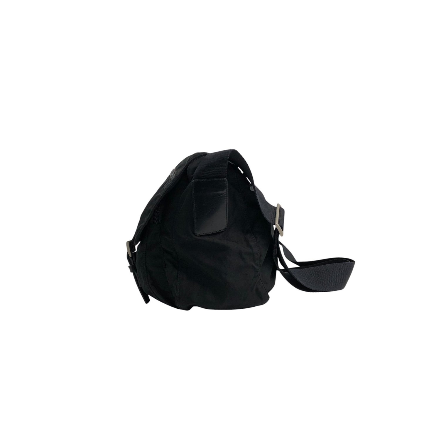 PRADA Tessuto Triangle Logo Shoulder bag Black Vintage 2i7imi