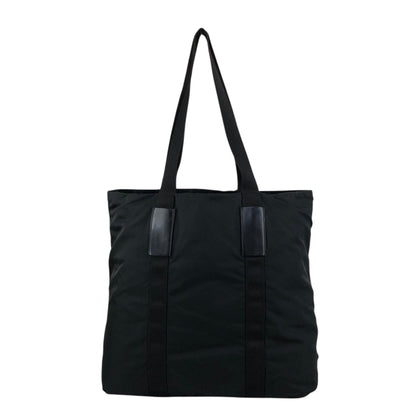 PRADA Tessuto Triangle Logo Totebag Black Vintage fdttdc