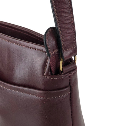CELINE Triomphe Shoulder bag Bordeaux Vintage a62ugb