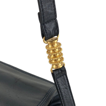 LOEWE Logo Shoulder bag Navy Vintage k4pn8w