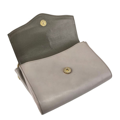 Christian Dior Logo Chain Shoulder bag Gray Vintage kynndd