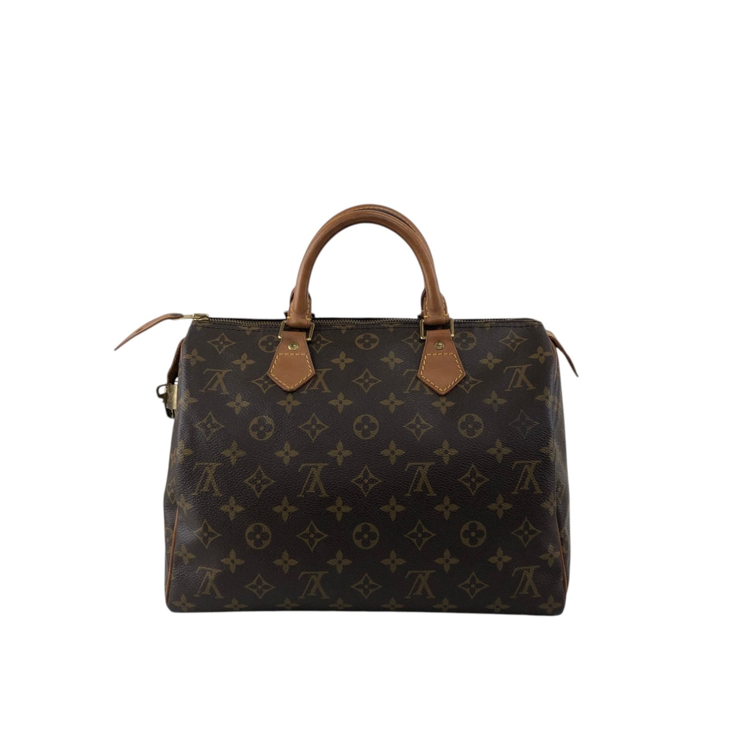 LOUIS VUITTON Monogram Boston bag Handbag Brown Vintage ancjxg