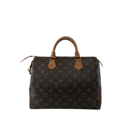 LOUIS VUITTON Monogram Boston bag Handbag Brown Vintage ancjxg