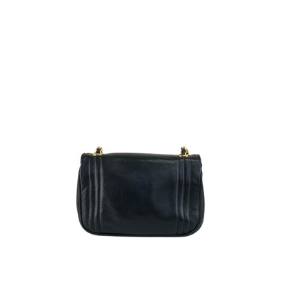 CHANEL Coco Mark Chain Shoulder bag Black Vintage p4crvh
