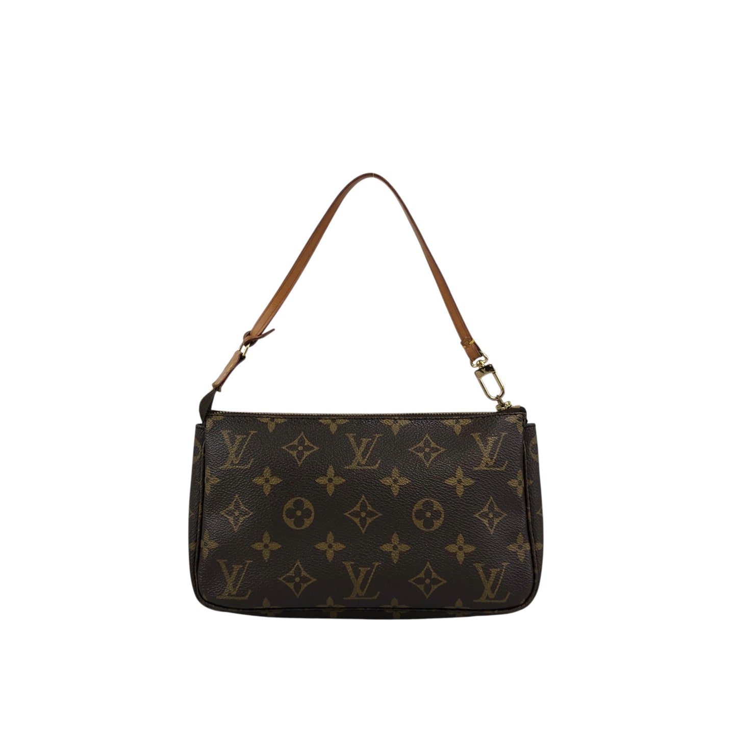 LOUIS VUITTON Monogram Small Shoulder bag Brown Vintage mmy3za