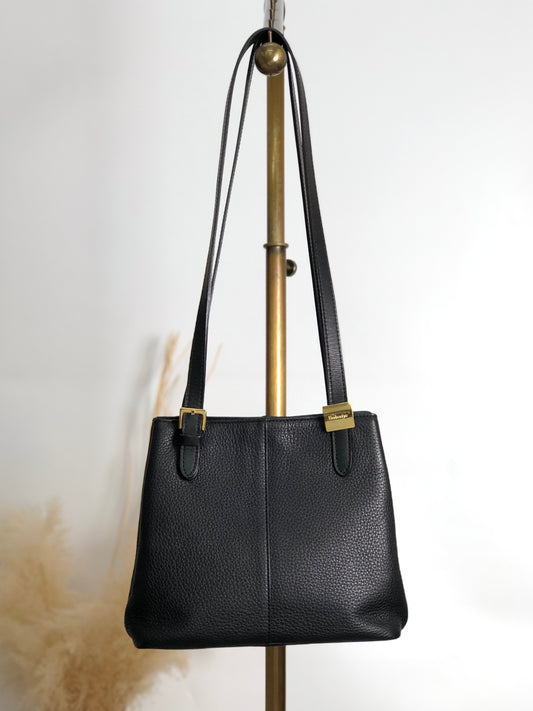 BURBERRY Logo Shoulder bag Black Vintage vrug8v