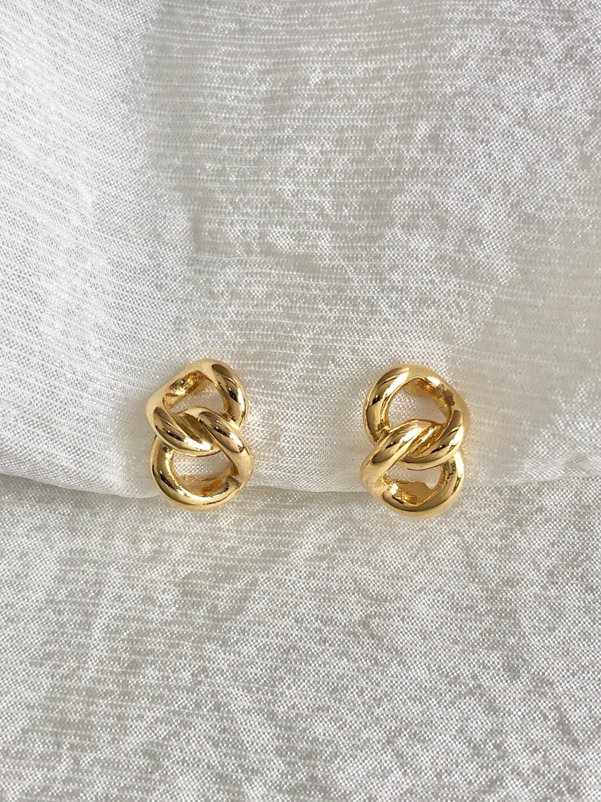 Christian Dior Earrings Gold Vintage nis644