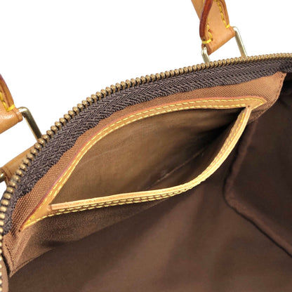 LOUIS VUITTON Monogram Small Boston bag Handbag BrownM41528  Vintage ejs7u6