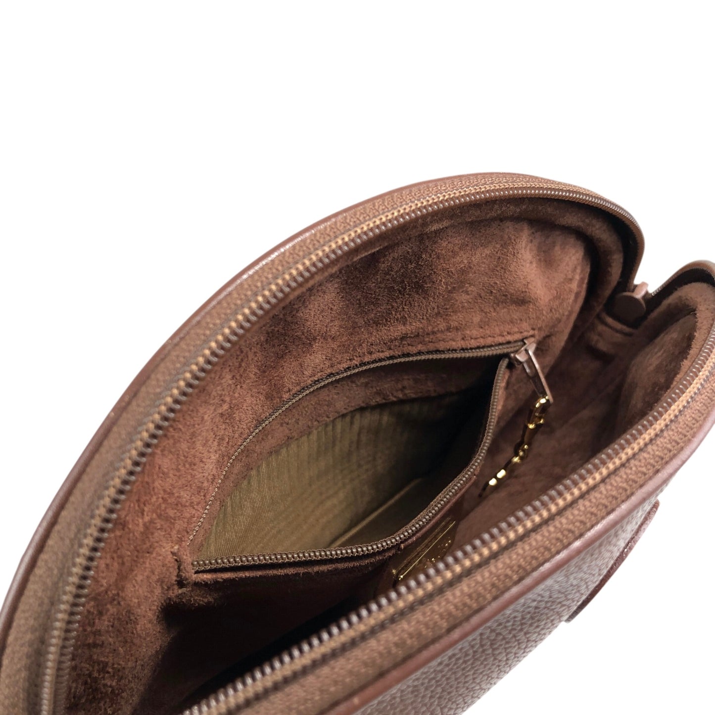 GUCCI Interlocking Shoulder bag Brown Vintage ynp7rw