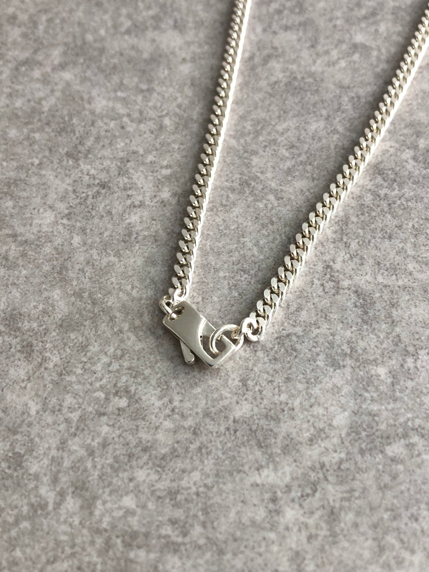 GUCCI Interlocking SILVER925 Necklace Silver Vintage wfkvih