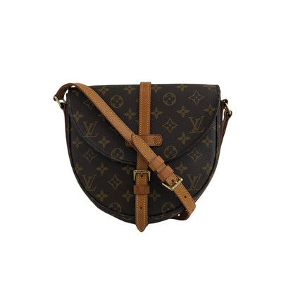 LOUIS VUITTON Monogram Shoulder bag Brown Vintage vdwefs