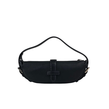 LOEWE Logo Embossed Handbag Black Vintage nk5fxc