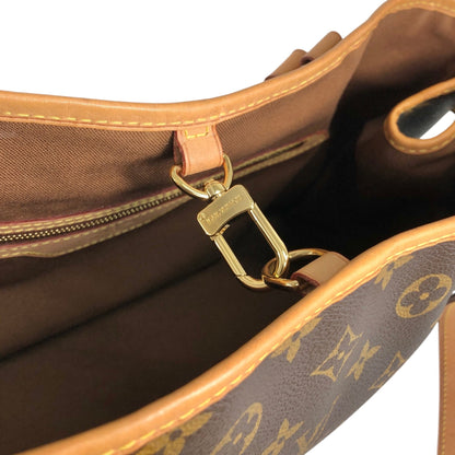 LOUIS VUITTON Monogram Handbag Batignolles Horizontal M51154 Totebag Brown Vintage f7etm4