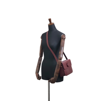 Cartier Turn Lock  Shoulder bag Bordeaux Vintage mjvugd