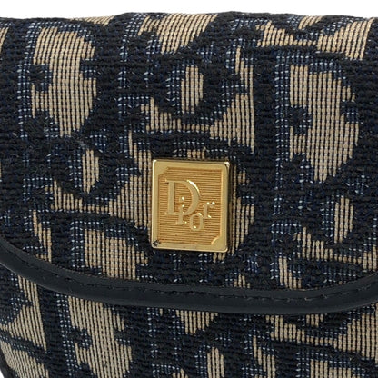 Christian Dior Trotter Coin Purse Navy Vintage xv8d8k